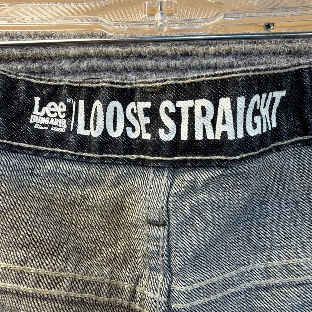 Lee Dungarees Loose Straight Leg Original Blue Jeans Mens 32x30 Medium Wash
